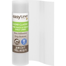 Meks Duck Brand Şeffaf Klasik Kolay Astarlı Raf Astarı, Yapışmaz, Şeffaf, 50 cm x 60 cm