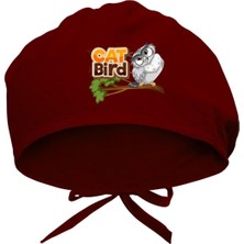 Meks Dijital Baskılı Cat Bird Bone - Doktor ve Hemşire Bonesi Cerrahi Bone Hastane Bonesi