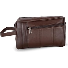 Meks Liberty Leather - Hakiki Koyun Nappa Deri Unisex Lüks Tuvalet Seyahat Çantası | Erkekler ve Kadınla