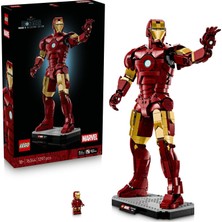 Meks LEGO Marvel Iron Man Mark 3 Koleksiyoncu Versiyonu 76344 - Yetişkinler Için Ark Reaktörlü Zırhlı Du