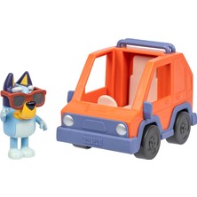 Meks Bluey Circula Amigos En Bu Sevimli Araç Seyahat Aracı Tüm Arazi, Eklemli Figür 6-7,6 Cm, Figür Dahi