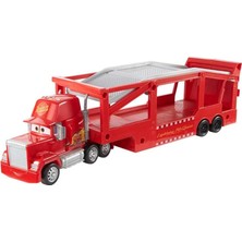 Meks Mattel Disney And Pixar Cars Mack Hauler, 13-Inch Toy Transporter Truck With Ramp & Carry Storage F