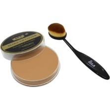 Meks Make Up Cover Porselen Kapatıcı 211 + Klasik Kaşık Fırça Orta Koyu
