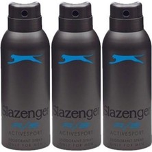 Meks Slazenger Active Sport Erkek Deodorant Spray Mavi 150 ml 3 Adet