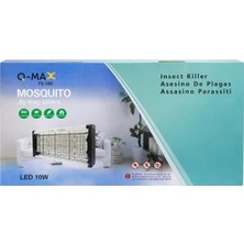 Meks Aksu Q‑max Çi̇ft Uv Işikli 10W Sessi̇z Si̇nek Öldürücü Elekti̇ri̇kli̇ PS‑580