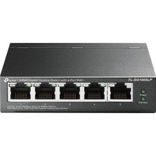 Meks Tp-Link TL-SG1005LP, 4 Port Poe + ile 5 Port Gigabit Masaüstü Switch