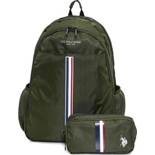 Meks U.s. Polo Assn. U.s. Polo. Assn. Unisex Okul Çanta Seti PLSET2504646,HAKI Tek Ebat