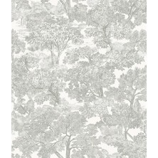 Meks Chesapeake 3115-12541 Spinney Gri Toile Duvar Kağıdı, Gri