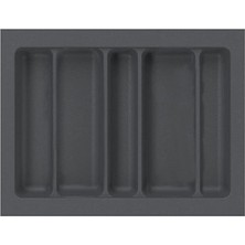 Meks Almital 65X49 Cm. 5 Bölmeli Gri Çekmece Içi Düzenleyici Kepçelik (60 * 40 Cm'e Kadar Kesi̇lebi̇li̇r) M
