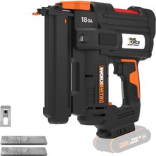 Meks Worx WX844.9 20VOLT 16-40MM Profesyonel Şarjlı Zımba Makinesi + 2700 Adet Yedek Zımba (Akü Dahil De