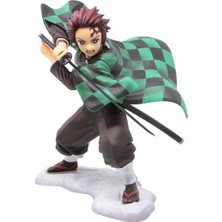 Meks Demon Slayer Kimetsu No Yaiba Tanjiro Fighting Version Aksiyon Figür 16 cm