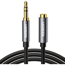 Meks Ugreen 3.5 mm Jack Ses Aux Uzatma Kablosu, Siyah 5 Metre