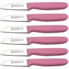 Meks Sürbısa Sürmene 6'lı Meyve Bıçağı Seti 61007 (Pembe)