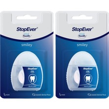 Meks Stopever Smiley Diş Ipi 2'li Paket (2 x 50M) – Mumlu ve Kaygan Yapı