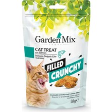 Meks Garden Mix Somonlu Içi Dolgulu Kedi Ödülü 60GR