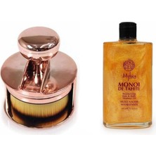 Meks Nascita Bronzy Glow Fondöten Fırçası 247 + Işıltılı Saç & Vücut Nemlendirici Yağ - 100 ml