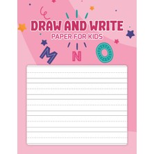 Meks Independently Published Draw And Write Paper For Kids: 100 Blank Writing Pages (Workbook Dotted Lin