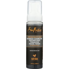 Meks Shea Moisture Afrika Siyah Sabunu ve Bambu Kömürü Detoks Yüz Yıkama Köpüğü 222ML