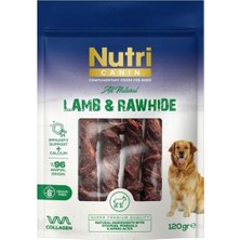 Meks Nutri Canin Rawhide Kuzu Eti Sargılı Kemik Köpek Ödülü 120 gr