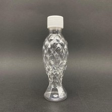 Meks 100 cc Balıksırtı Şişe - Beyaz Kapaklı- Kapaklı Plastik Şişe x 10 Adet