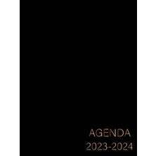 Meks Agenda Semainier 2023-2024: Agenda Semainier 24 Mois 2023-2024, Planificateur Hebdomadaire Grand Fo