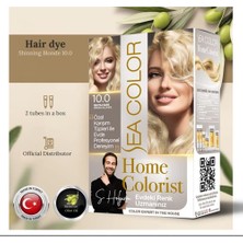 Meks Sea Color Home Colorist Set Saç Boyası 10.0 Işıltılı Sarı Shınıng Blonde