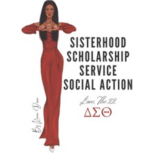 Meks Independently Published Delta Sigma Theta Journal - Sisterhood Scholarship Service Social Action