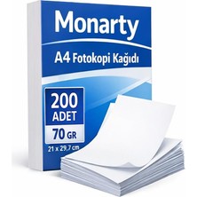 Meks A4 Fotokopi Kağıdı, 21X29,7 Cm, 200 Sayfa, Beyaz, Yazıcı ve Fotokopi Uyumlu 70 Gram