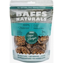 Meks Baffs Naturals Dana Mini Burger 100% Doğal Köpek Ödül Maması 100 gr (100 gr x 1 Adet)