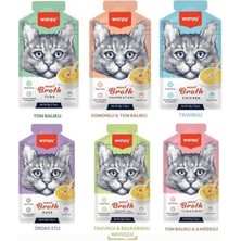Meks Wanpy Kedi Çorbası Karışık 50GR x 6 Adet