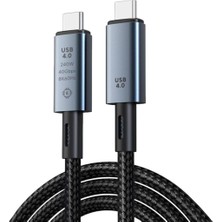 Meks Coofbe Profesyonel 240W Type-C Şarj Kablosu 40GBPS Veri Aktarım 8k HDMI Notebook Laptop Macbook Şar
