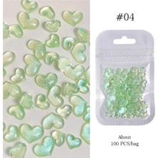 Meks Tırnakmania Tırnak Süsleme Nail Art Charm Kalp (56263-4) 4594