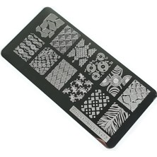 Meks Nail Art Stamping Baskı Plakası VV03