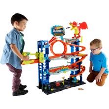 Meks Hot Wheels 2 Adet Metal Araba ile Birlikte Gelen, 50'den Fazla 1:64 Ölçekli Araba Için Saklama Alan