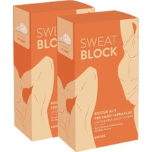 Meks Sweat Block Koltuk Altı Ter Pedi Ter Emici Yapraklar 2'li Set