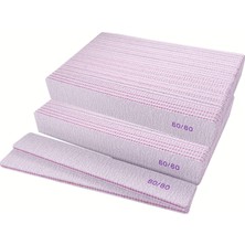 Meks Gigaground 80/80 Grit Tırnak Törpüsü, Akrilik ve Jel Çiviler Için Zımpara Tahtaları Tırnak Törpüsü,
