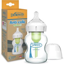 Meks Dr. Brown's 5 OZ/150 ml Geniş Ağız Cam Biberon, Tekli Paket (51700)