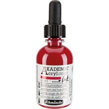 Meks Schmincke Akademie Akrilik Mürekkep 50 ml 341 Cadmium Red Hue Dark