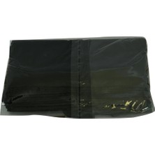 Meks Orta Boy Atlet Geri Dönüşüm Granül Çanta Poşet 47X27 cm Kalın Siyah 1000 gr 1 Paket
