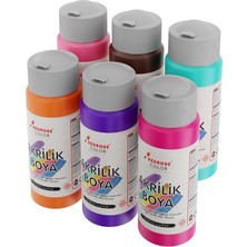 Meks Tamamlayıcı Renkler Akrilik Boya 6'lı Set 6X60ML