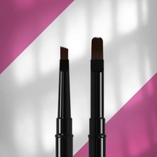Meks Staleks Çift Uçlu Sentetik Protez Tırnak Jel Fırçası 7-11MM Nbe-06/10