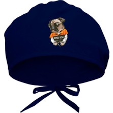 Meks Cool Dog Baskılı Cerrahi Bone Doktor ve Hemşire Bonesi