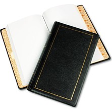 Meks Wilson Jones Kurumsal Tutanak Defteri, Legal Boy 21.6X35.6 Cm, 250 Sayfa, Siyah, W0395-31