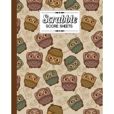 Meks Independently Published Scrabble Score Sheet: Funny Owls Scrabble Score Sheet, Scrabble Game Record