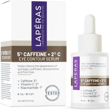 Meks 5% Caffein 2% Vitamin C Under Eye Serum, Aydınlatıcı Göz Serumu, 30 ml