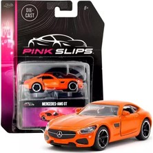 Meks Mercedes-Amg Gt 1/64 Ölçek Jada Toys Pink Slips Metal Araba