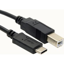 Meks Lunatic Tkz 4969 Type C To USB Yeni Nesil Printer Yazıcı Tarayıcı Ara Bağlantı Kablosu 1.5metre