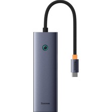 Meks Baseus 7W1 Ultrajoy 7 Bağlantı Noktalı Hub (Usb-C'den 1Xhdmi4K@30Hz+2Xusb 3.0+1XPD+RJ45+SD/TF3.0)