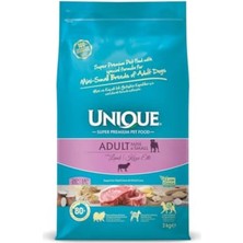 Meks Unique Adult Mini & Small Kuzulu Köpek Maması, 3 kg