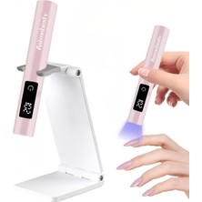 Meks Jel Çiviler Için Uv Işığı, Mini Uv Tırnak Lambası Standlı Elde Tutulur, Taşınabilir Küçük LED Tırna